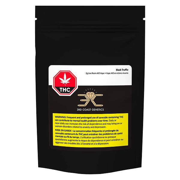 3rd Coast Genetics - Black Truffle Live Resin AIO Vape image 2