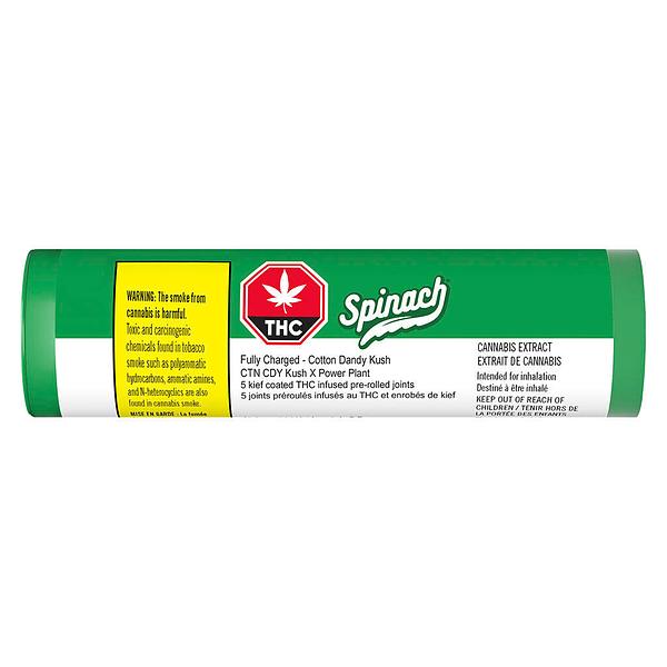 Spinach - Fully Charged Cotton Dandy Kush Infused Pre-Roll image 2