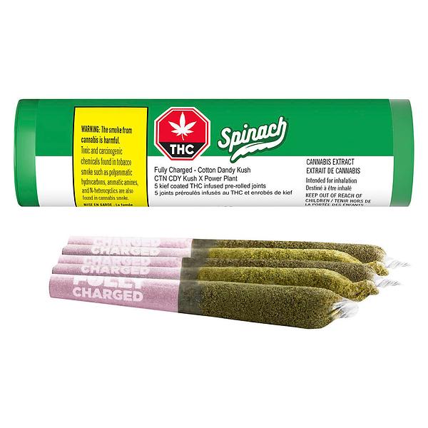 Spinach - Fully Charged Cotton Dandy Kush Infused Pre-Roll image 4