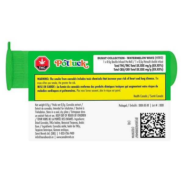 Potluck - Watermelon Wave Infused Pre-Roll image 7