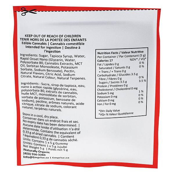 Emprise Rapid - Cherry 10 Thc Indica Gummy image 3