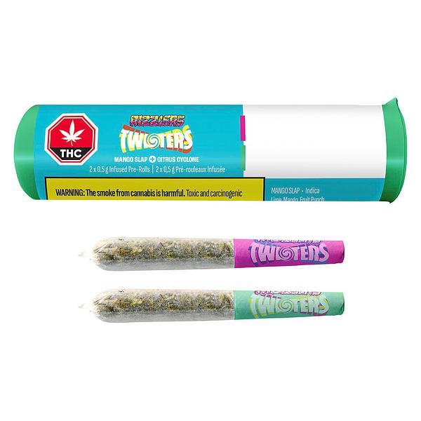 RIZZLERS - Twisters - Citrus Cyclone & Mango Slap Infused Pre-Rolls image 4