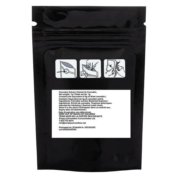 Frootyhooty - Gargantuan Grape Distillate & Live Rosin Disposable Vape image 3