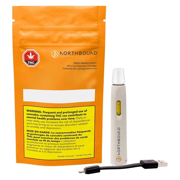 Northbound Cannabis - Peach Mango Burst All In One Vape image 4