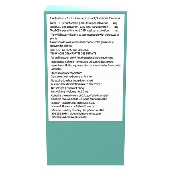 Wildflower - Sweet Dreams CBD:THC:CBN Oil image 3