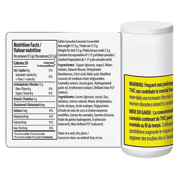 Pearls by grön - Blackberry Lemonade 1:1:1 Cbn/Cbd/Thc image 4