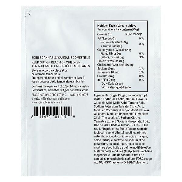 SOURZ by Spinach - Fully Blasted Cherry Lime Soft Chews image 3