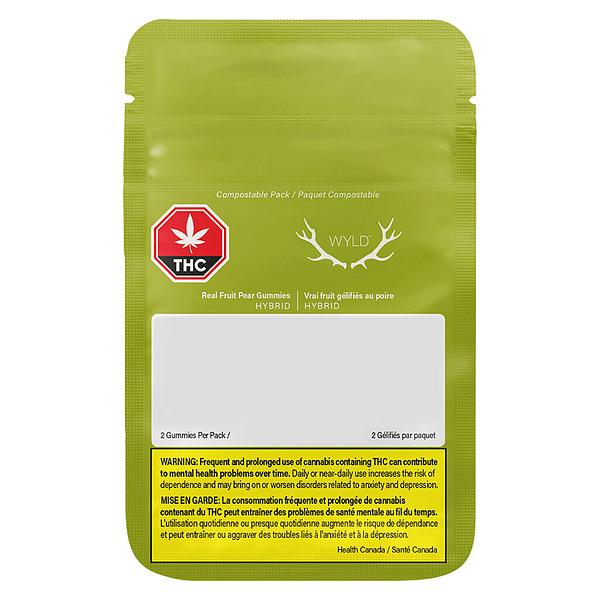 Wyld - Real Fruit Pear Thc/Cbg Soft Chews image 2