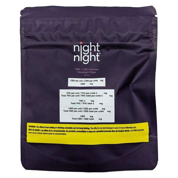 NightNight - CBN+CBD Gummies - Goodnight Grape image 2