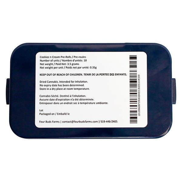 Four Buds Farms - Cookiez N Cream Pre Roll image 4