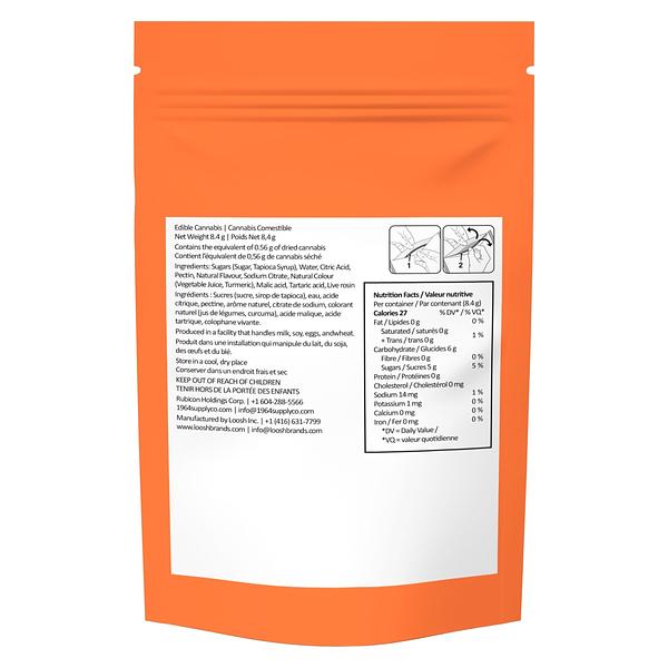 1964 - Sour Peach Live Rosin Gummies image 3