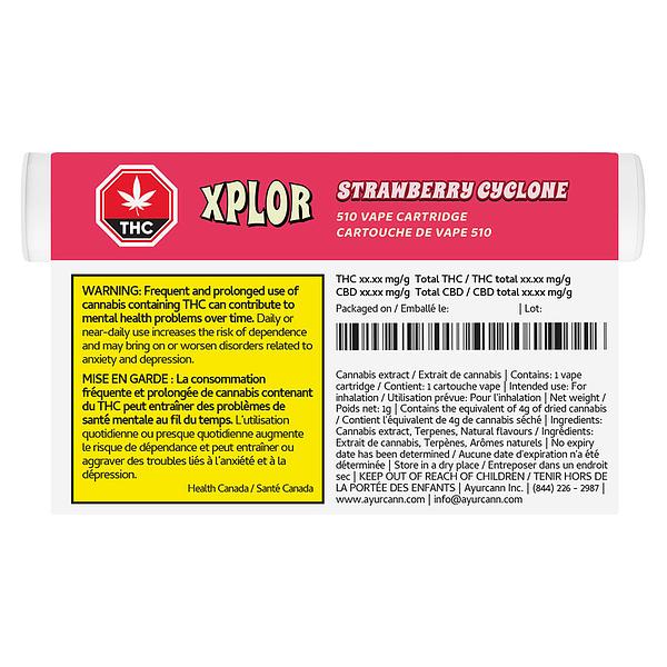 XPLOR - Strawberry Cyclone 510 Thread Cartridge image 3