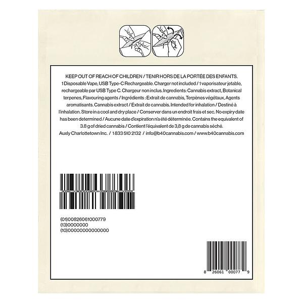 Back Forty - Blue Raspberry Ice All-in-One Vape image 3