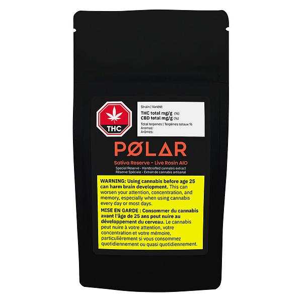 Polar - Sativa Reserve Live Rosin AIO image 2