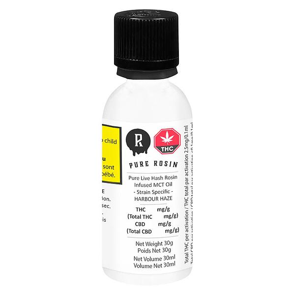 Pure Rosin - Pure Live Hash Rosin Infused MCT Oil - HARBOUR HAZE image 2