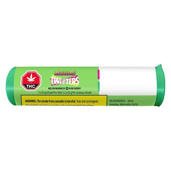 RIZZLERS - Twisters - Melon Madness & Kiwiberry Infused Pre Roll image 2