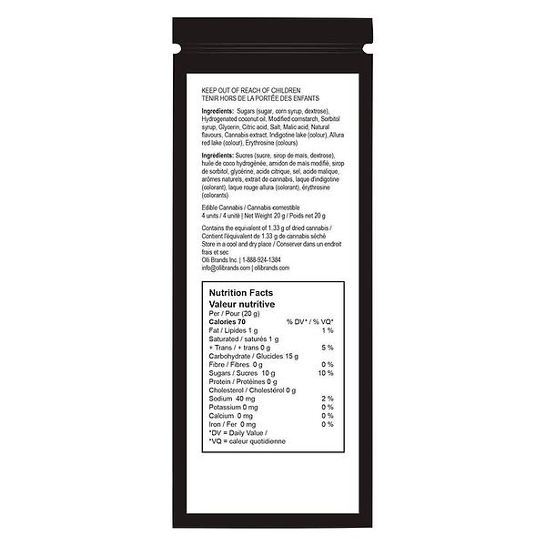 Twiddles - 1:1:1:1 Original Cherry Taffy THC/CBN/CBG/CBD image 3