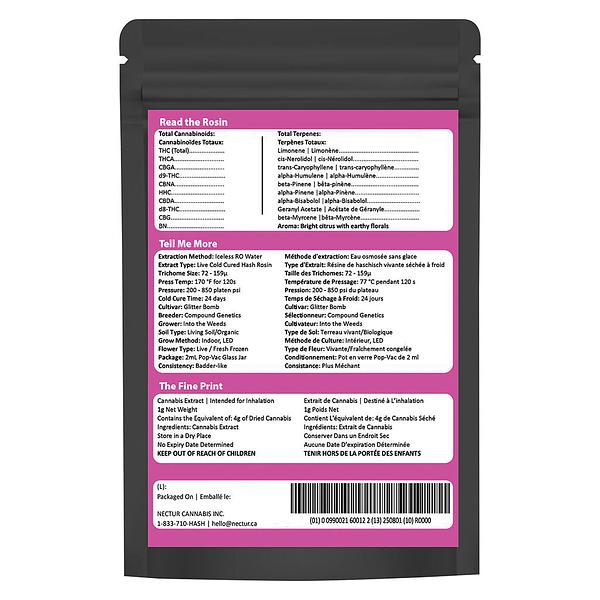 Nectur Solventless - Solventless Rotating Cold Cured Live Hash Rosin image 3