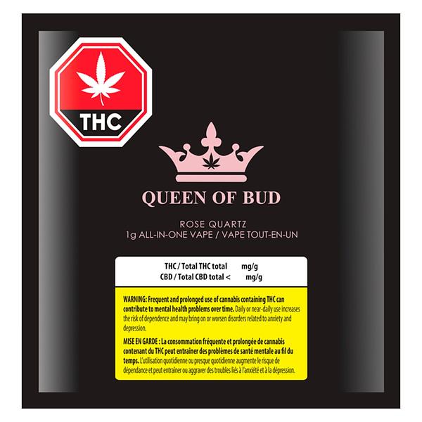 Queen of Bud - Rose Quartz Liquid Crystals All In One Vape image 2