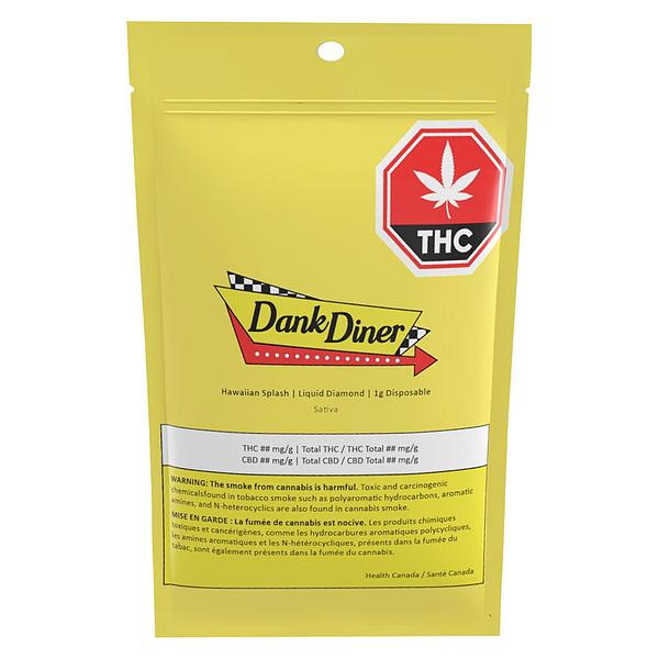 Dank Diner - Hawaiian Splash Liquid Diamond Disposable Vape image 2