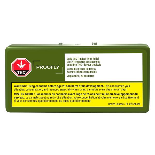 Proofly - Daily THC Tropical Twist Relief Dips image 2