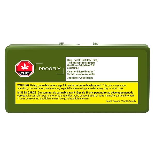 Proofly - Daily Low THC Mint Relief Dips image 2
