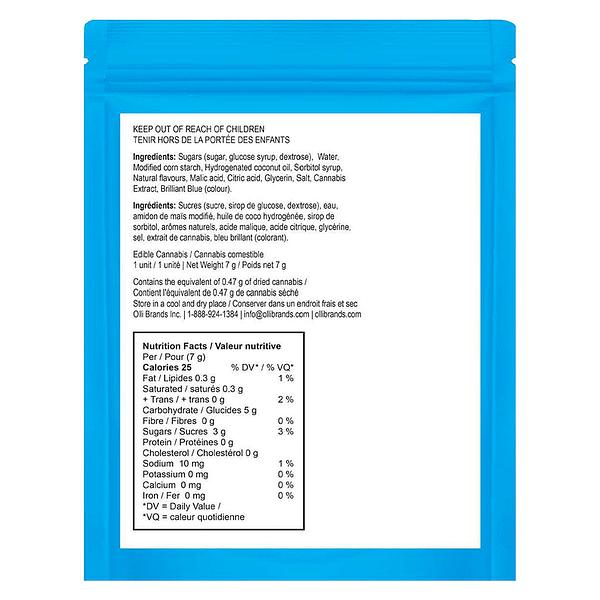 Olli Trippers - Blue Razz 30:10 CBG/THC image 3