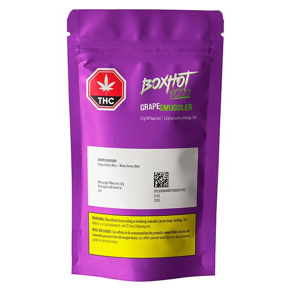 BOXHOT 1000 - Grape Smuggler 510 Thread Cartridge image 2