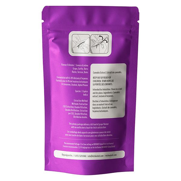 BOXHOT 1000 - Grape Smuggler 510 Thread Cartridge image 3