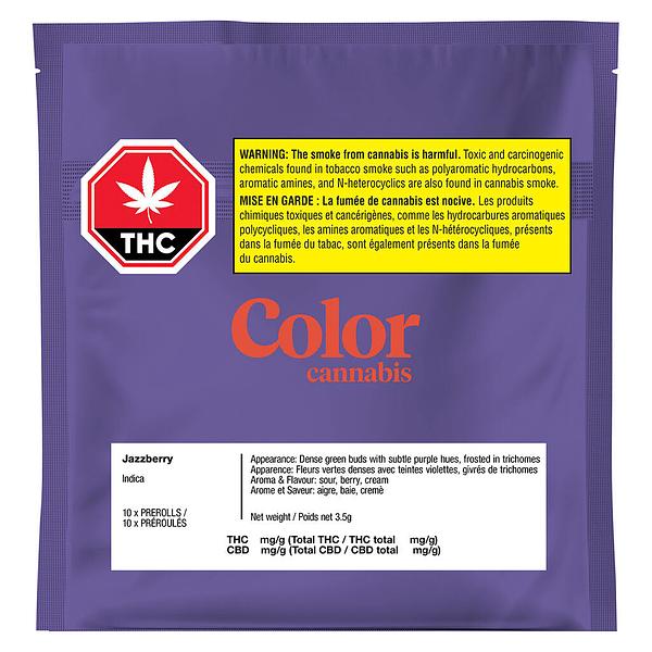 Color Cannabis - Jazzberry Pre-Roll image 2