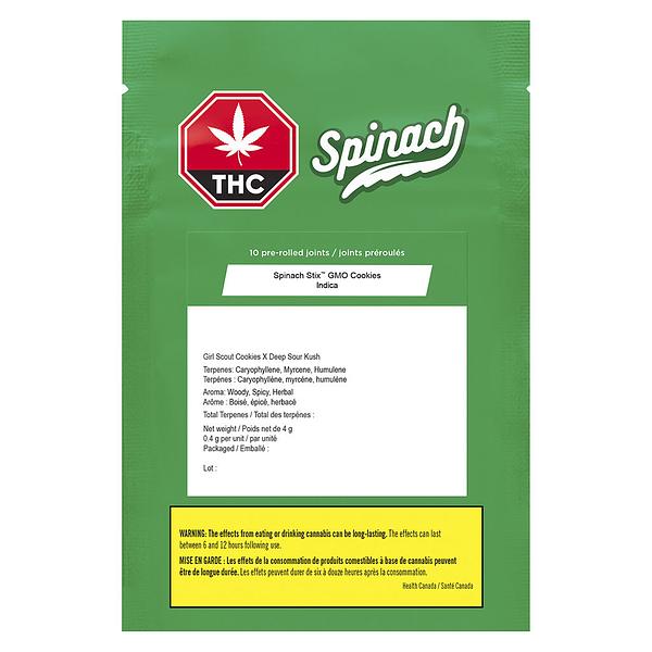 Spinach - Stix GMO Cookies Pre-Roll image 2