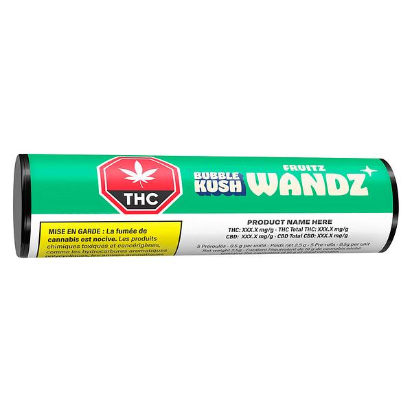 Bubble Kush Wandz Fruitz - Dragonfruit Hibiscus Infused Pre Roll image 2