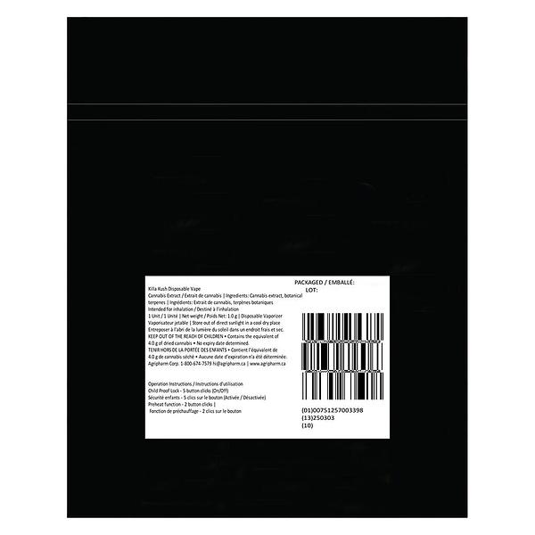 OP - Killa Kush Disposable Vape image 3