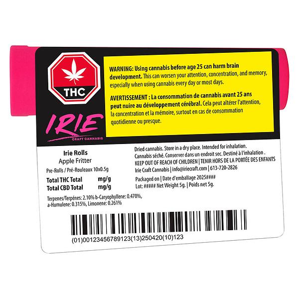 Irie Craft Cannabis - Irie Rolls Pre-Roll image 3