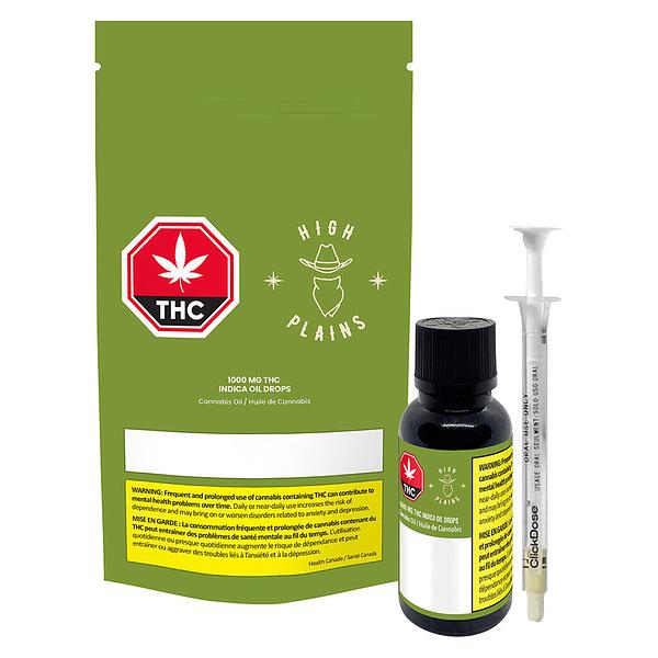 High Plains - 1000mg THC Indica Oil Drops image 1