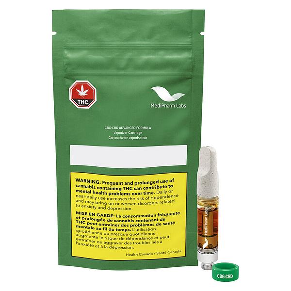 MediPharm Labs - CBG:CBD Advanced Formula 510 Thread Cartridge image 4