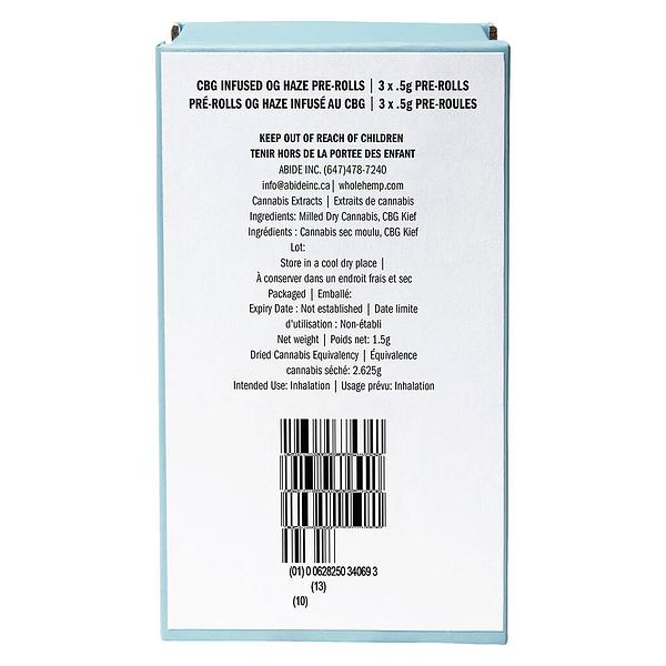 Abide - CBG Infused OG Haze Pre-Roll image 3