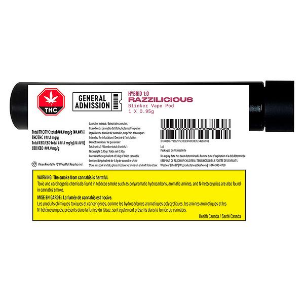 General Admission - Razzilicious BLINKER Vape Pod image 3