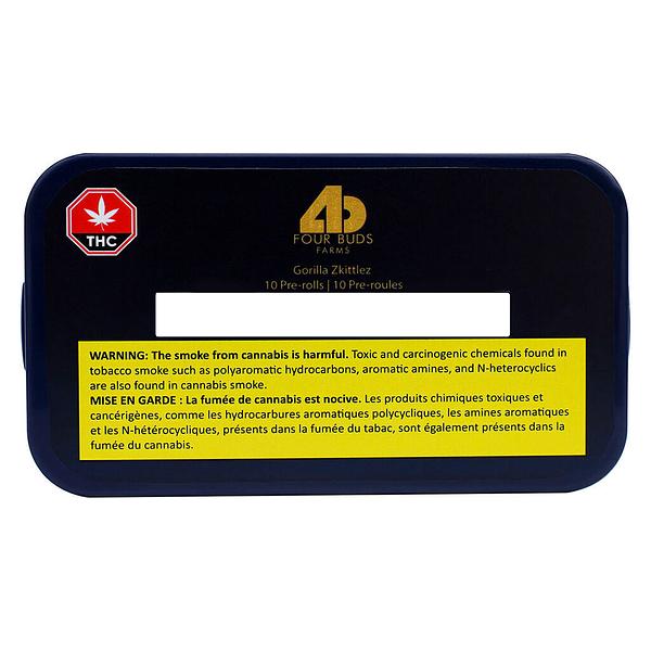 Four Buds Farms - Gorilla Zkittlez Pre-Roll image 2