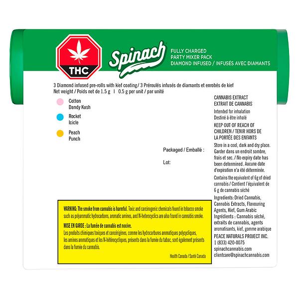 Spinach - Fully Charged Party Pack Infused Pre-Roll Multi-pack image 3