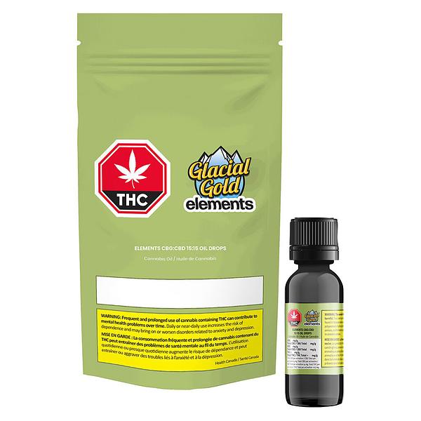 Glacial Gold - Elements CBG:CBD 15:15 Oil Drop image 4