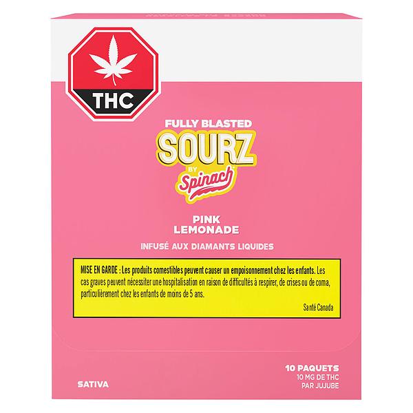 SOURZ by Spinach - Fully Blasted Pink Lemonade Chews image 3