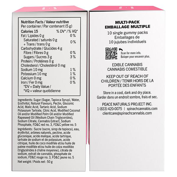 SOURZ by Spinach - Fully Blasted Pink Lemonade Chews image 4