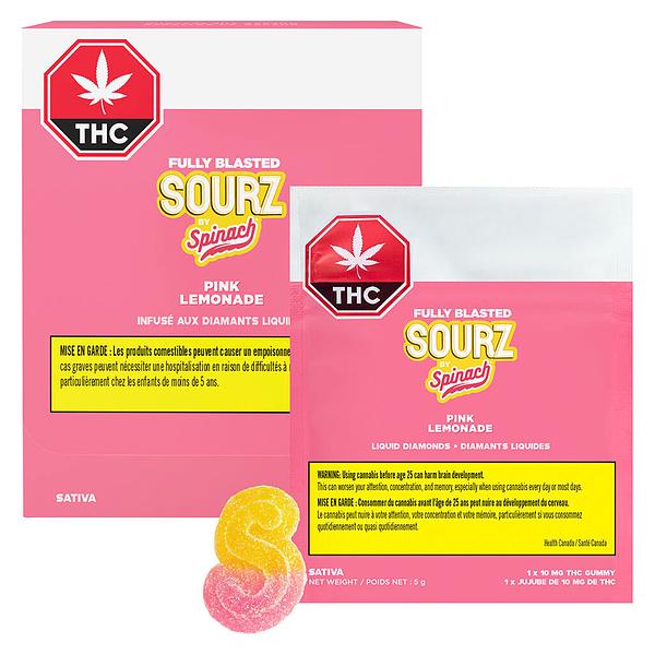 SOURZ by Spinach - Fully Blasted Pink Lemonade Chews image 6