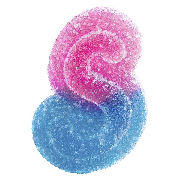 SOURZ by Spinach - Fully Blasted Blue Raspberry Watermelon Soft Chews image 1