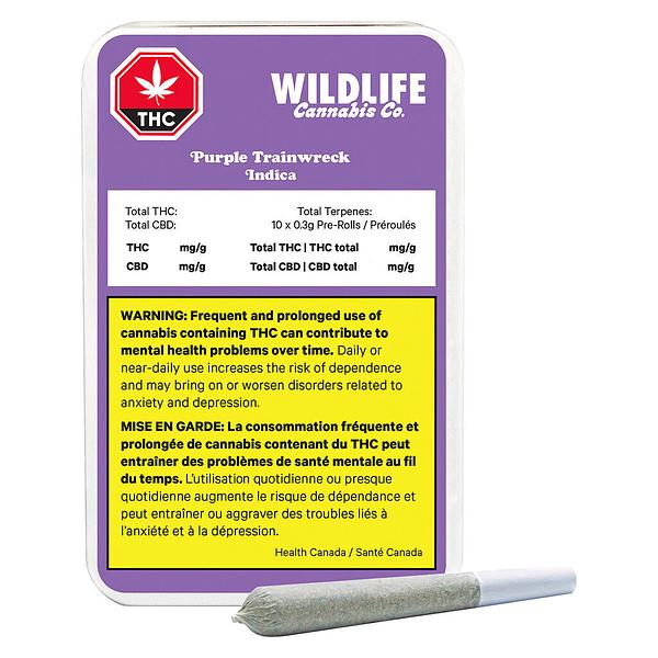 Wildlife Cannabis Co. - Purple Trainwreck Pre-Roll image 4