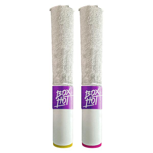 BOXHOT - Pear Herer + Strawberry Diesel THCA Coated Infused Pre Roll image 1