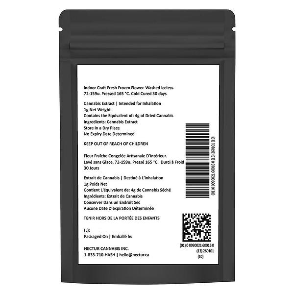 Nectur Solventless - Slurricane Cold Cured Live Hash Rosin image 3