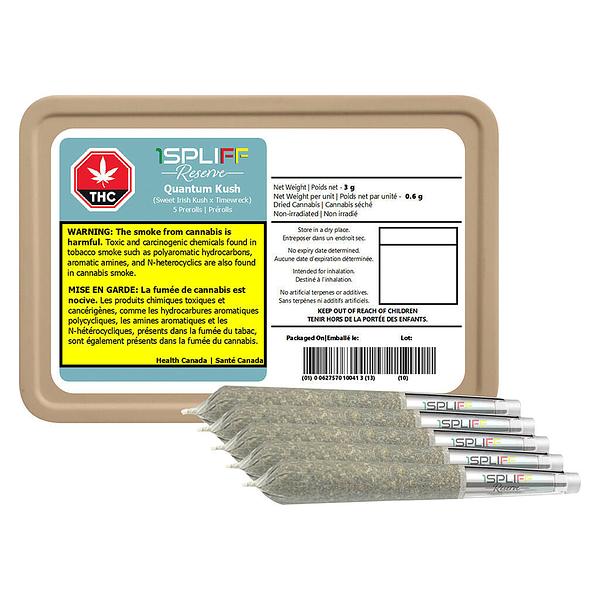 1Spliff Reserve - Quantum Kush Premium Glass Tip Pre Roll image 4