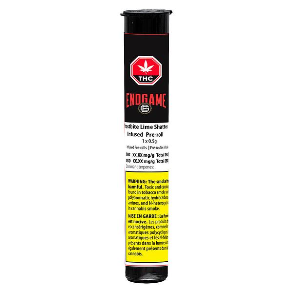 Endgame - Frostbite Lime Shatter Infused Pre-roll image 2